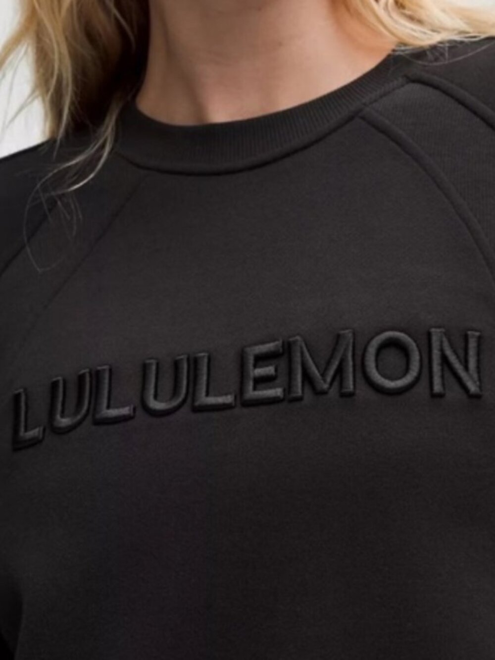 NWT Lululemon Scuba Oversized Pullover Sweatshirt Solid Black Liesure Size XS/S